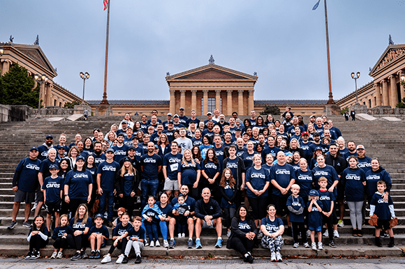 Citadel team photo from CHOP run and walk