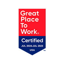 Great Places to Work 2024-25 Badge